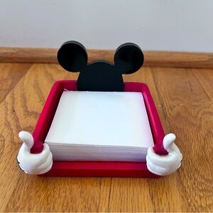 Vintage Disney Mickey Mouse Note Pad Holder
